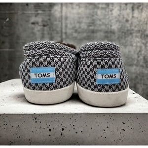 TOMS Black And White Marled Pattern  MENS SHOE SIZE 13